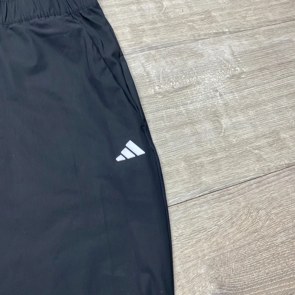 Adidas Pants Joggers Mens XL Black Polyamide Spandex Athletic Training‎ Gym